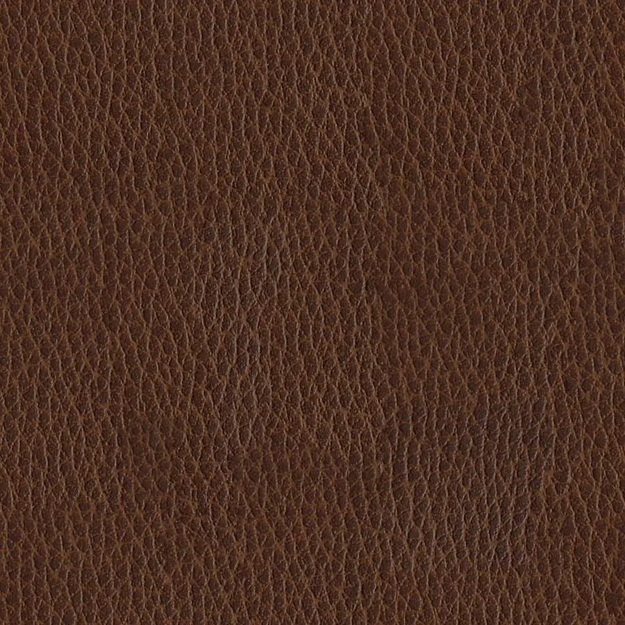 Grained brown leather